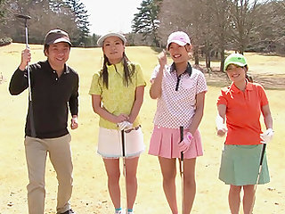 Naughty Japanese babes want to suck on lovers' boners